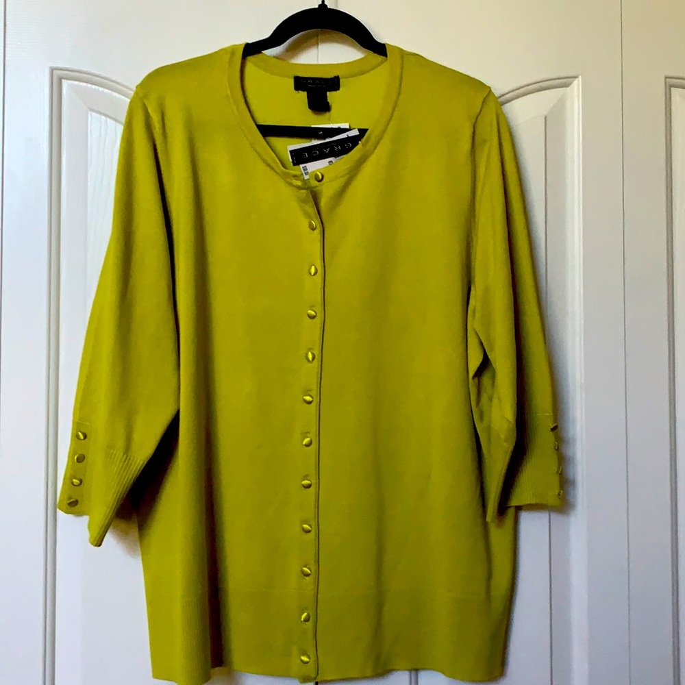 Grace Cardigan Sweater NWT 2X